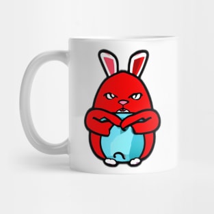 Red Bunny Easter Mug